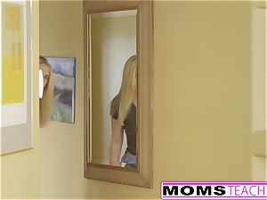 MomsTeachSex - first-ever Time three way Is With Step mommy