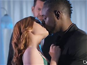 big black cock for horny ginger-haired Ella Huhges